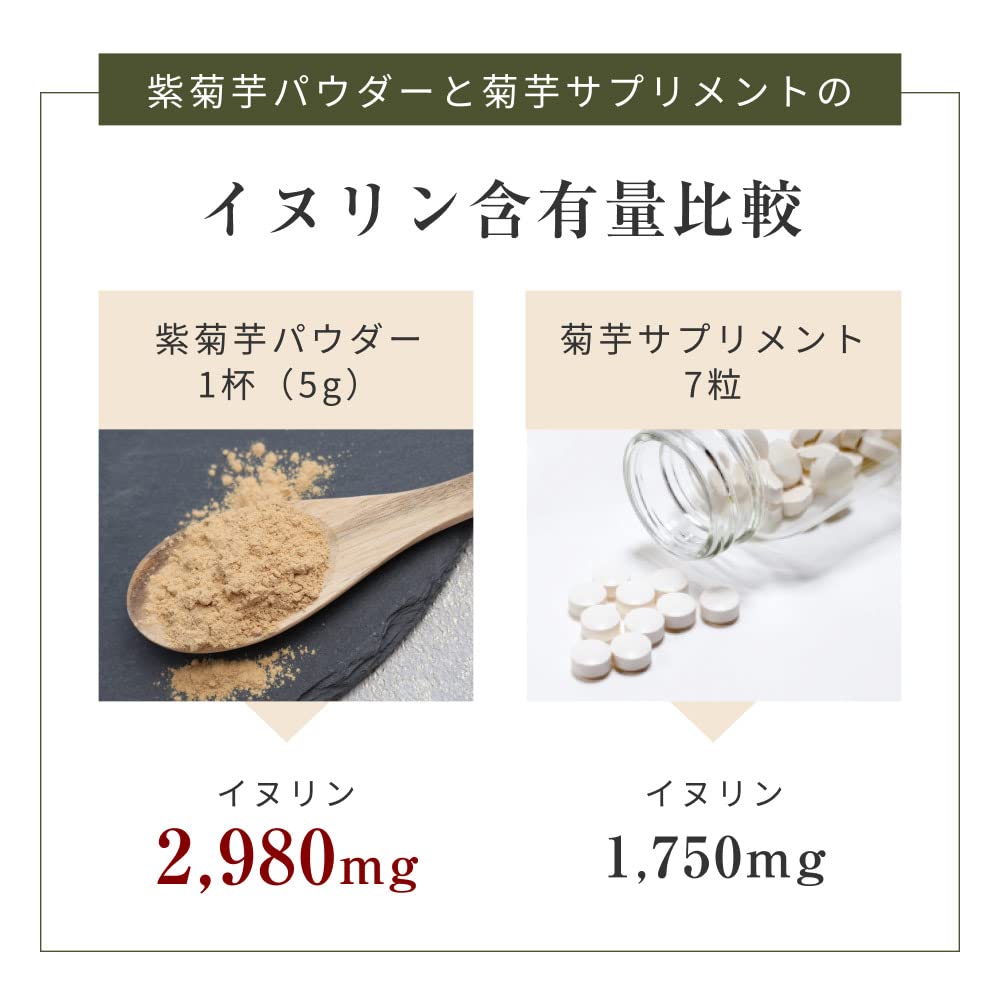 Amazon | オーガライフ 菊芋パウダー 国産 無農薬 100gx3袋 紫菊芋